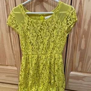 Coincidence & chance yellow lace dress